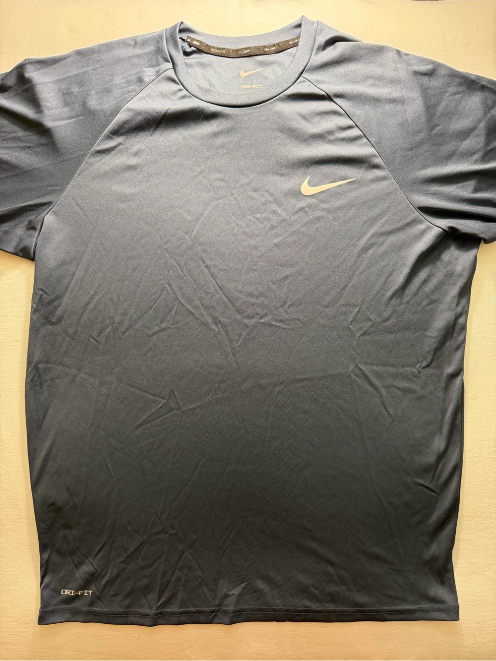 Nike Men’s Short-Sleeve Dri-FIT T-Shirt — Light Slate Blue with White Swoosh
